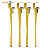 Modern Steel Coffee Dining Metal Yellow F Adjustable Table Legs