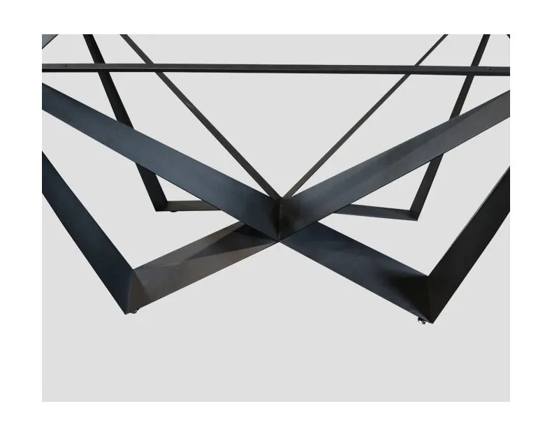 Dining Restaurant Industrial Coffee Metal Steel Dining Black Table Frame
