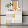 Italian Minimalist High-End Entrance Shoe Cabinet with Partition for Hallway