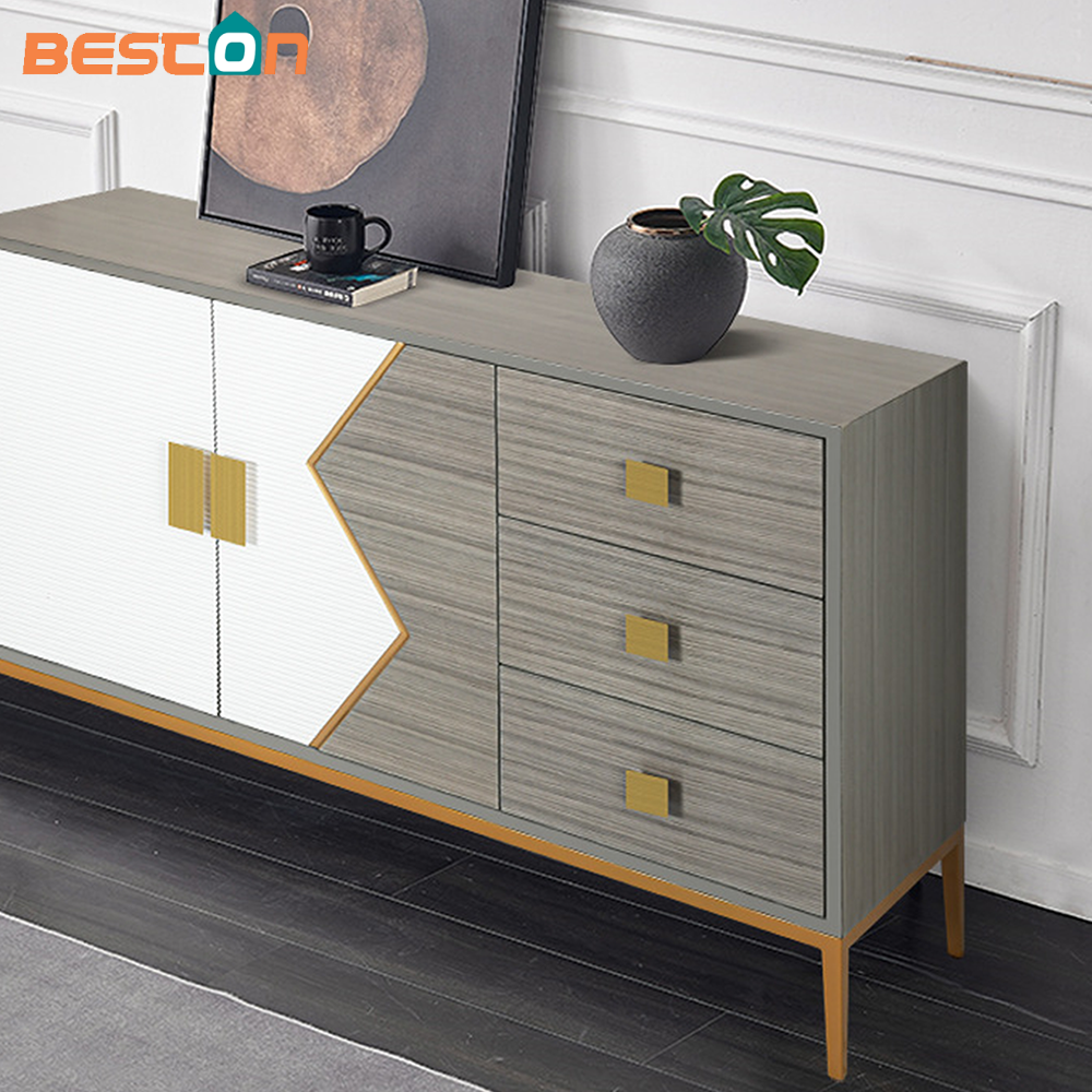 Light-Luxury Walnut Veneer Shoe Cabinet with Hidden Storage for Entryway