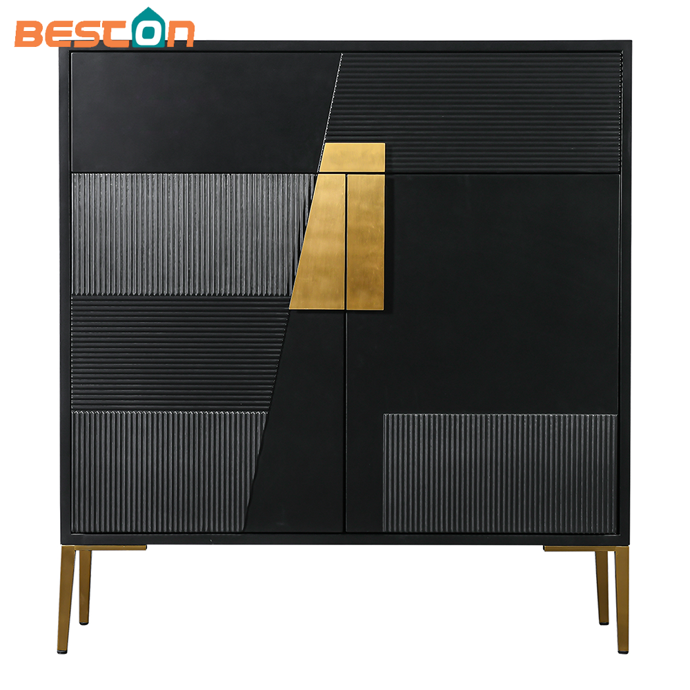 Italian Minimalist High-End Entrance Shoe Cabinet with Partition for Hallway