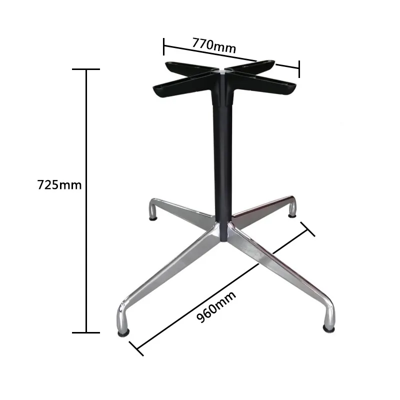 Solid Steel Table Base for Restaurant Dining Table