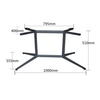 Solid Steel Table Base for Restaurant Dining Table