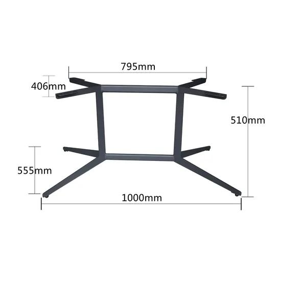 Solid Steel Table Base for Restaurant Dining Table