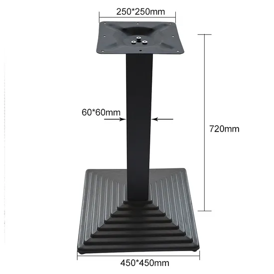 Iron Stamping Table Legs Step Design Table Base