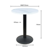 Simple Design Contemporary Coffee Table Multifunctional Metal Base Luxury Dining Table