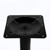 Square Black Metal Customized 2 Table Legs Frame Bottom Metal Table Base