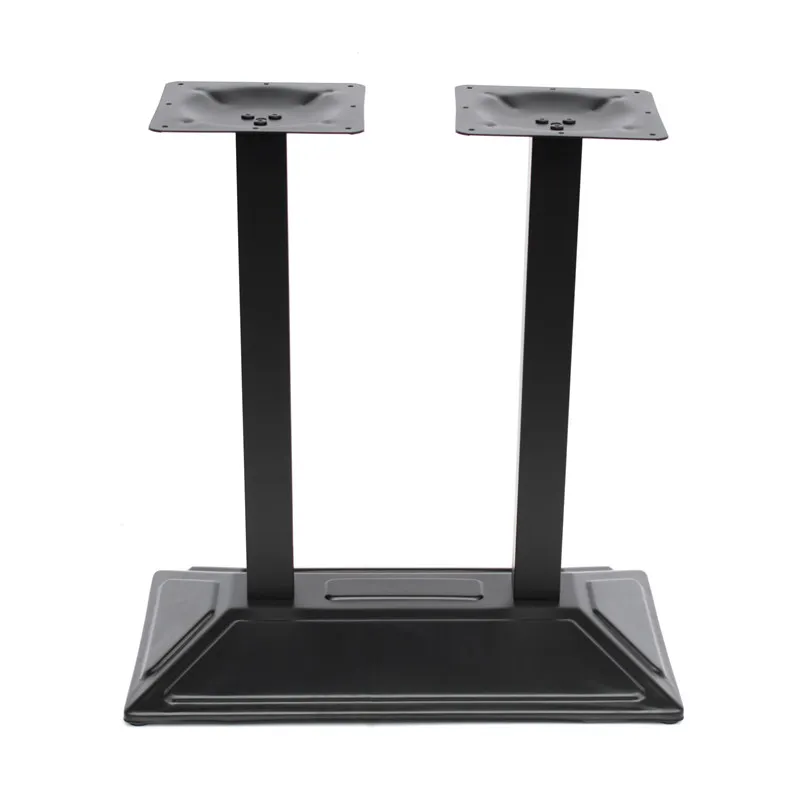 Wholesale Black Powder Coated Double Legs Table Base