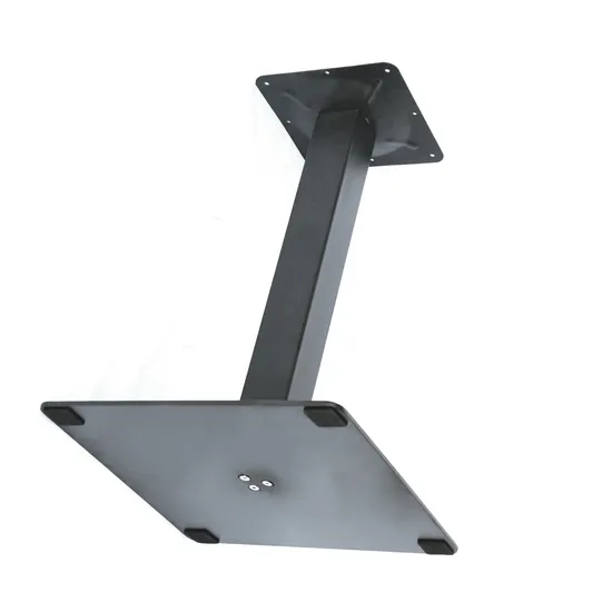 Iron Baking Varnish Square Furniture Legs Table Base with Cheapest Price