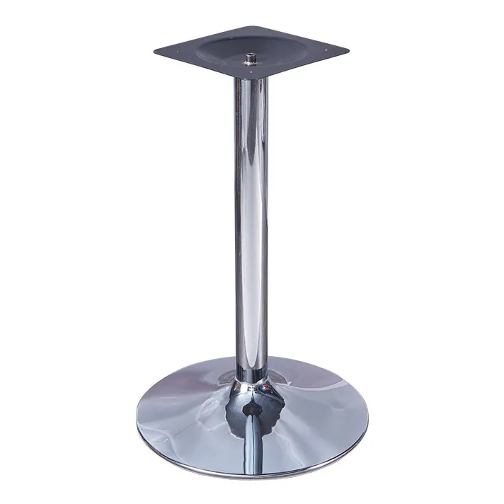 Round Restaurant X Legs Steel Cast Iron Frames Dining Metal Table Bases