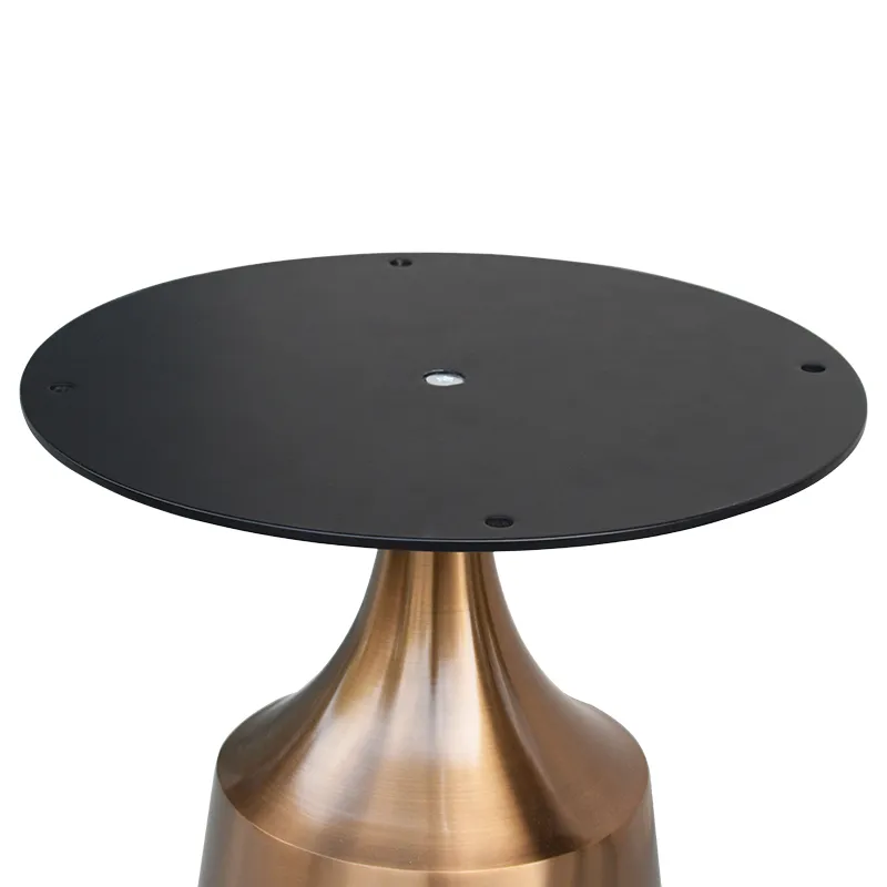 Brush Stainless Steel Furniture Gold Table Leg Metal Base for Dining Table