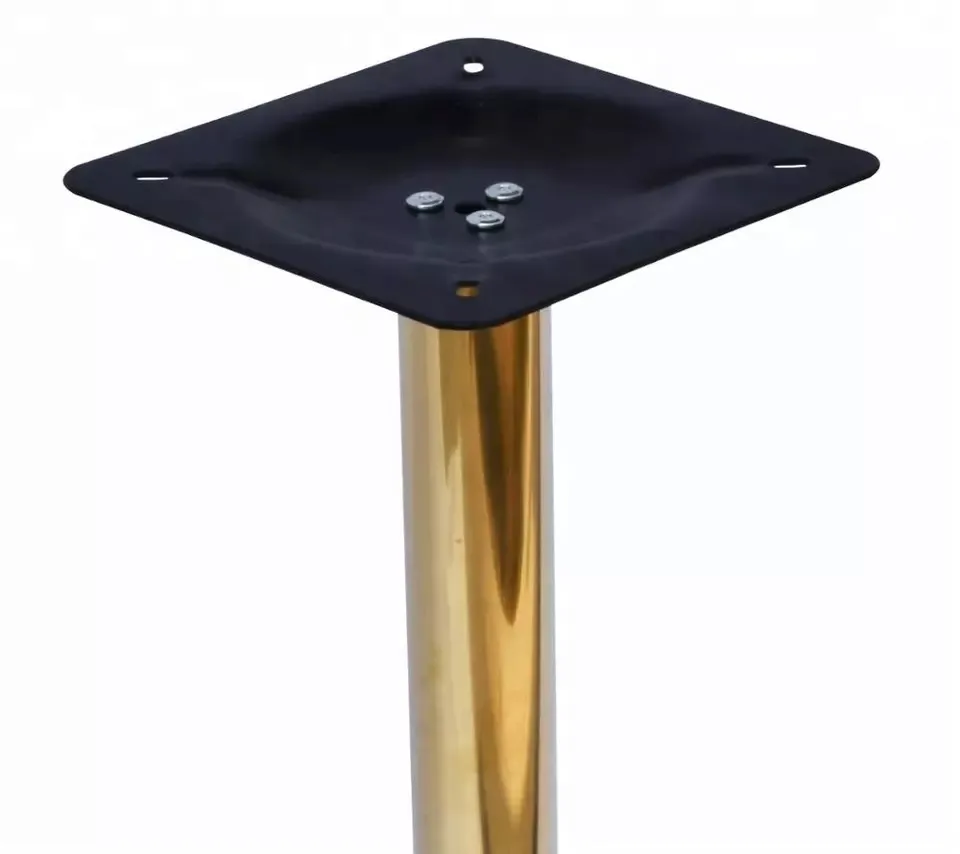 Stone Top Dining Gold Tables Base