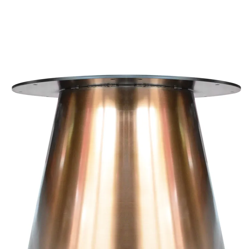 Custom Big Size Luxury Dining Table Leg Stainless Steel Table Base
