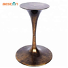 Classic Style Round Bronze Iron Tulip Table Legs for Coffee Tables