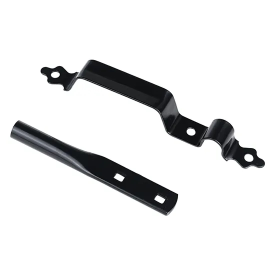 Custom Steel Gate Latch Custom OEM Black Heavy-Duty Metal Gate Latch Kit for Wooden Fence Gates ...