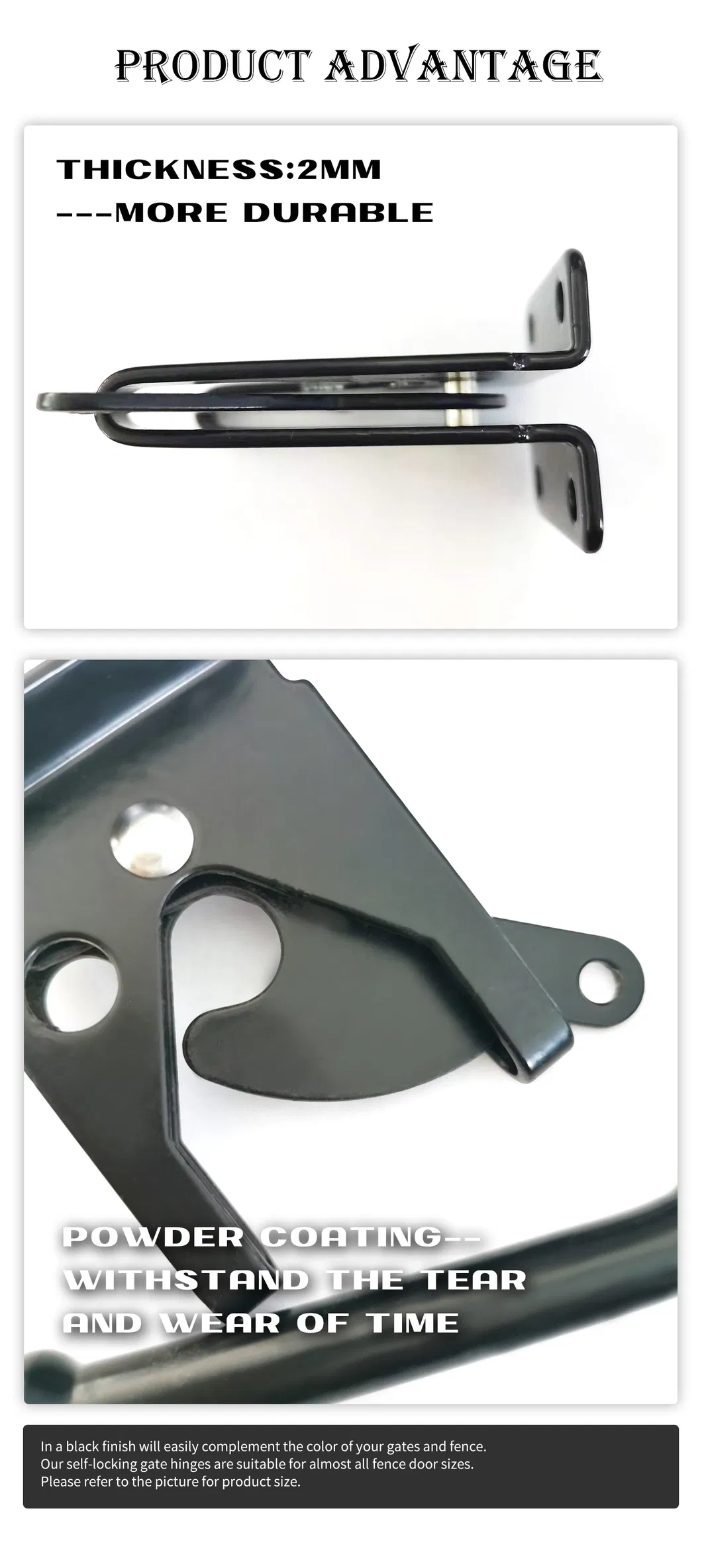 Small Gate Latch Fence Hinge