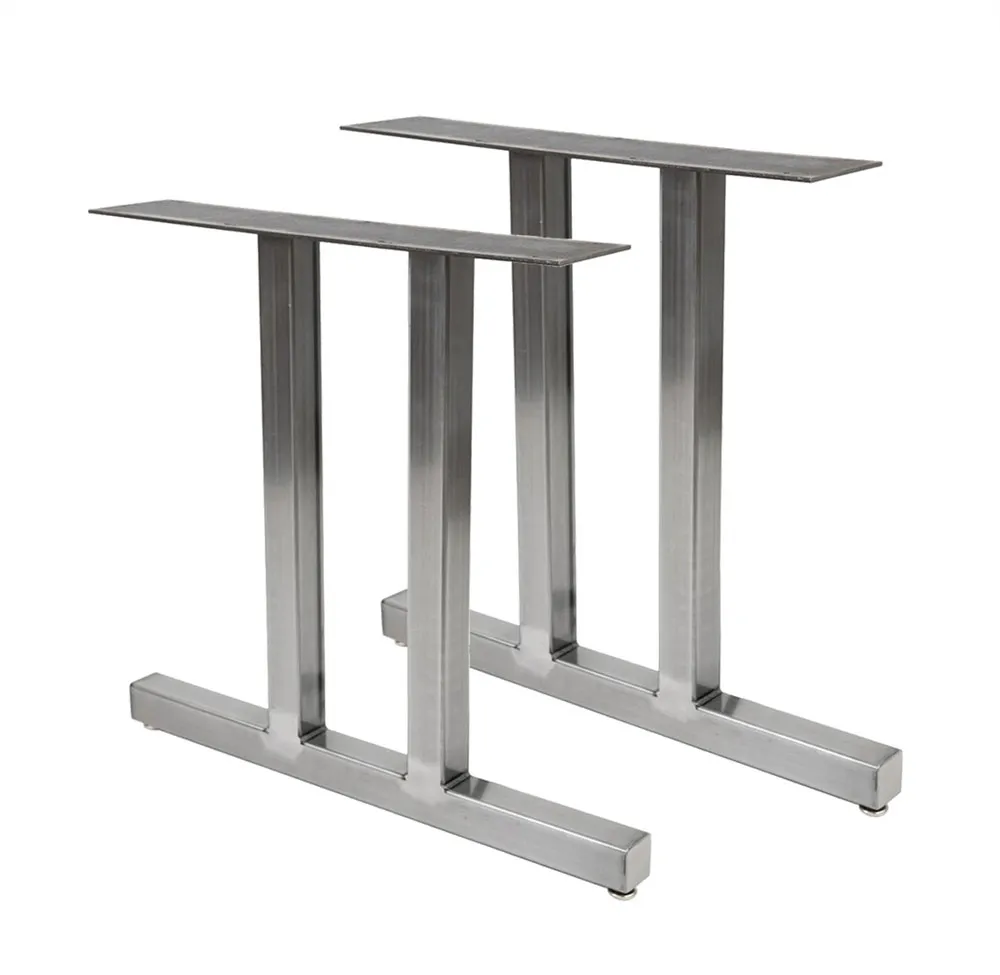 Cheap Price Steel Metal T Shape Stainless Steel Dining Table Legs