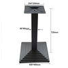 Wholesale Hot Selling Furniture Square Top Black Iron Dining Table Base