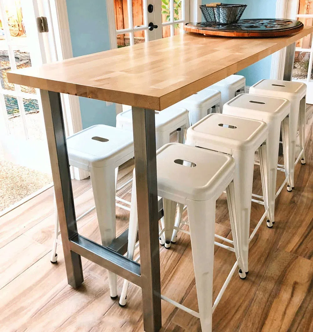 Factory Price Full Stainless Steel Restaurant Table Frame