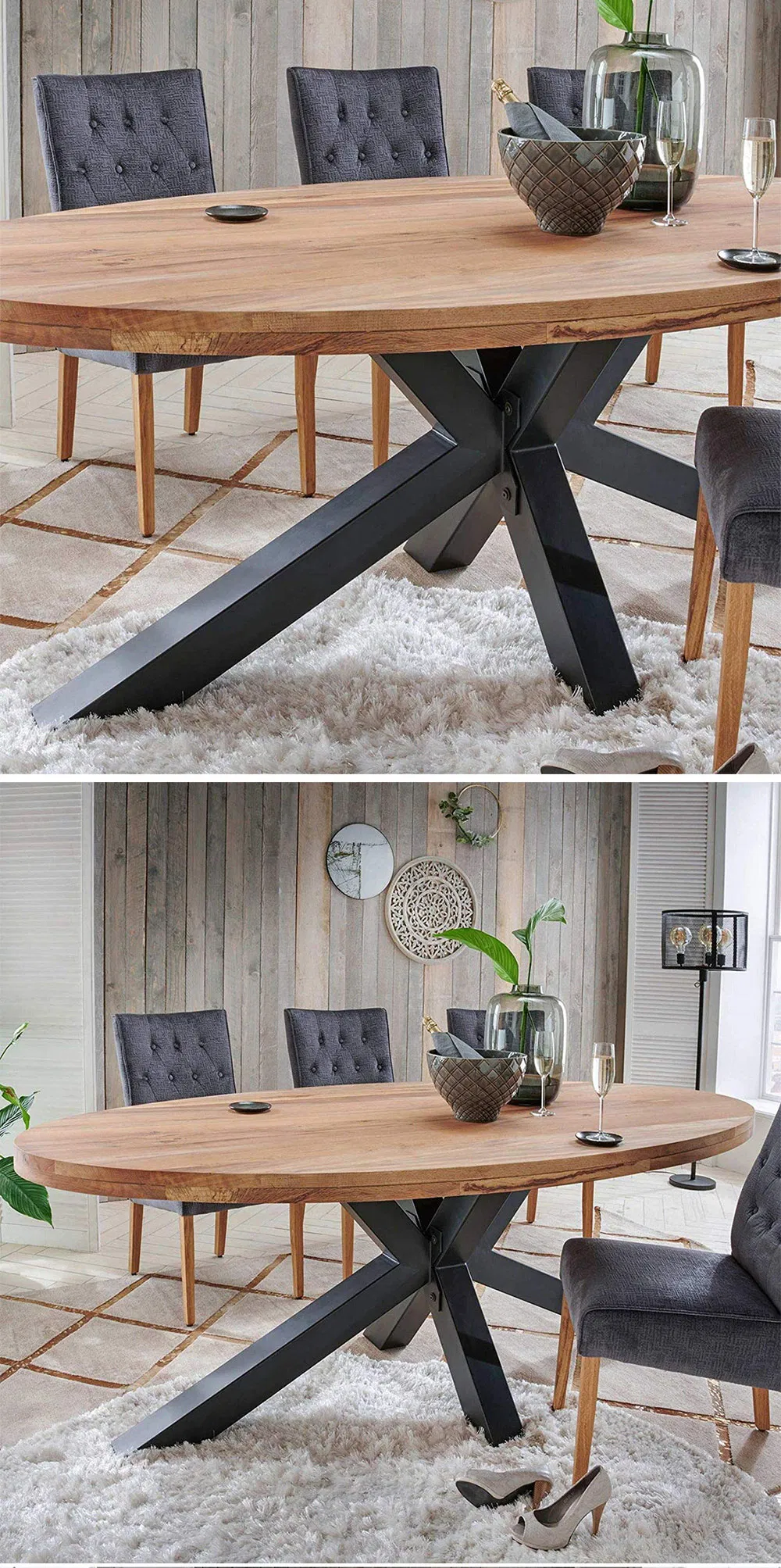 Luxury Modern Round Industrial Furniture Restaurant Metal Table Base