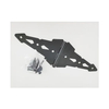 Gate Hinge Door Latch Metal Black Wooden Fence Hardware Set