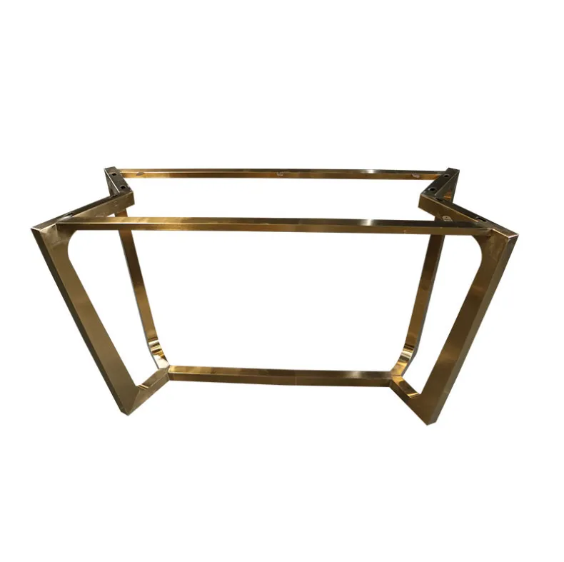Dining Restaurant Desk Feet Industrial Coffee Metal Stainless Steel Dining Table Frame