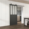 Barn Door with Glass Bedroom Room Sliding Design Barn Doors Modern House