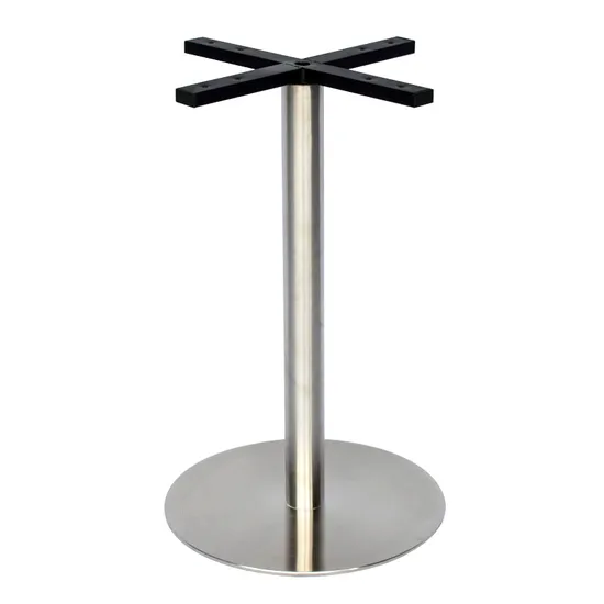 High Quality Silver Stainless Steel Stable Table Base for Restaurant