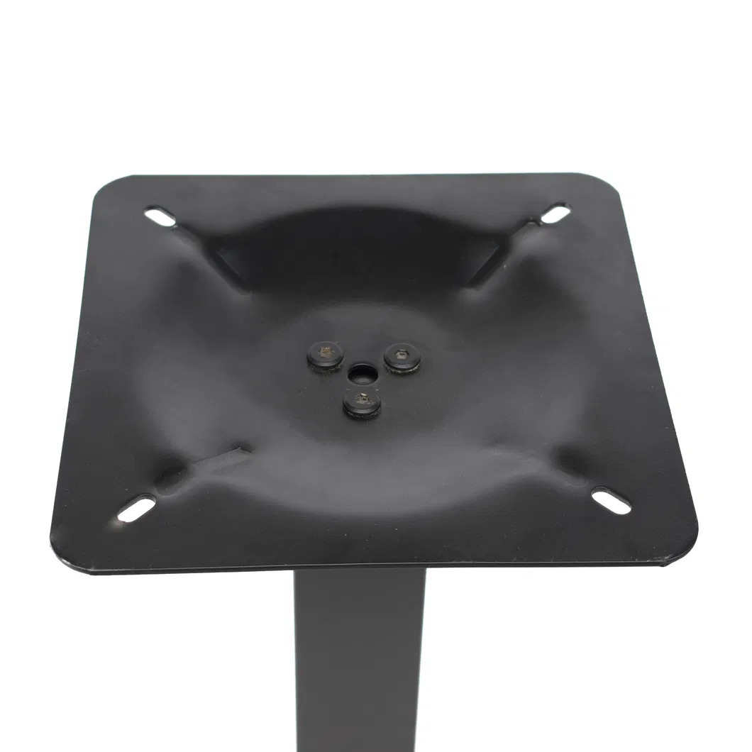 Good Quality Black Flat Solid Iron Table Base for Restaurant Use