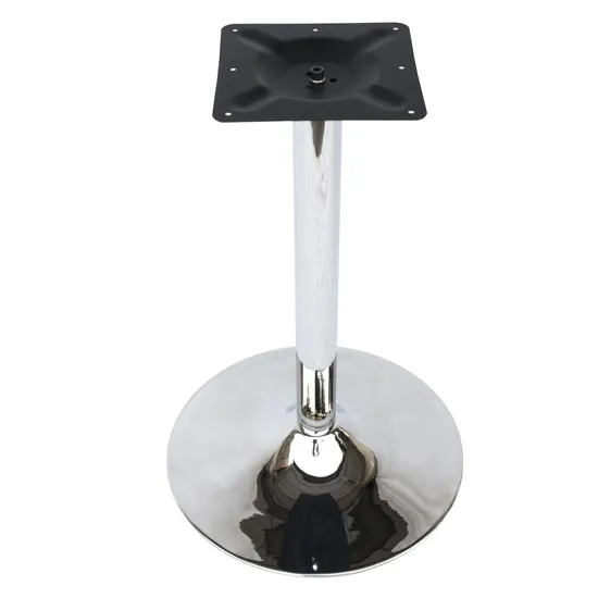 Polished Stainless Steel Table Legs 304# Grade Ss Dining Table Base