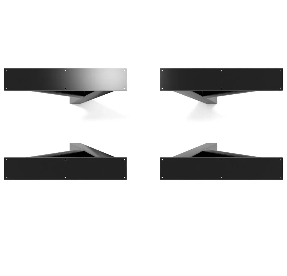 Industrial Modern Desk Metal Cast Iron Bench Dining Coffee Tapered Table Legs