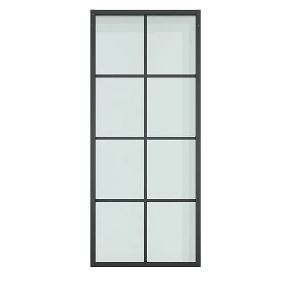 Modern Steel Frame Door, Heavy 3/8