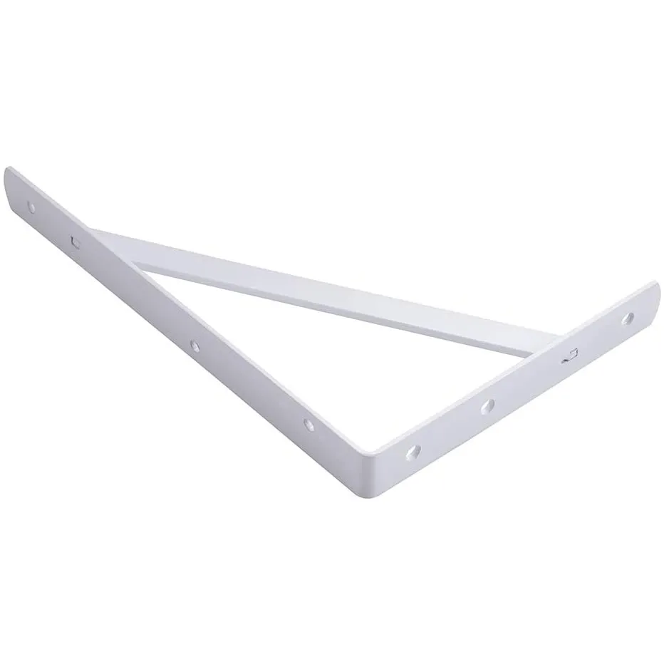 Wall Support Brackets Floating Shelf Steel Reinforced Metal Single-Side Triangle Bracket