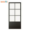 Interior Steel Frame Glass Door with Kickplate, Wholesale Sliding Door System