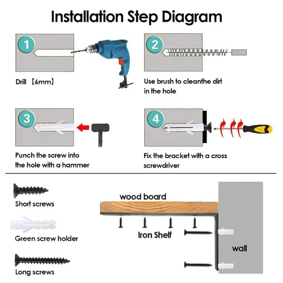Shelf Brackets Heavy Duty Black Shelves Brackets Steel L Corner Brace