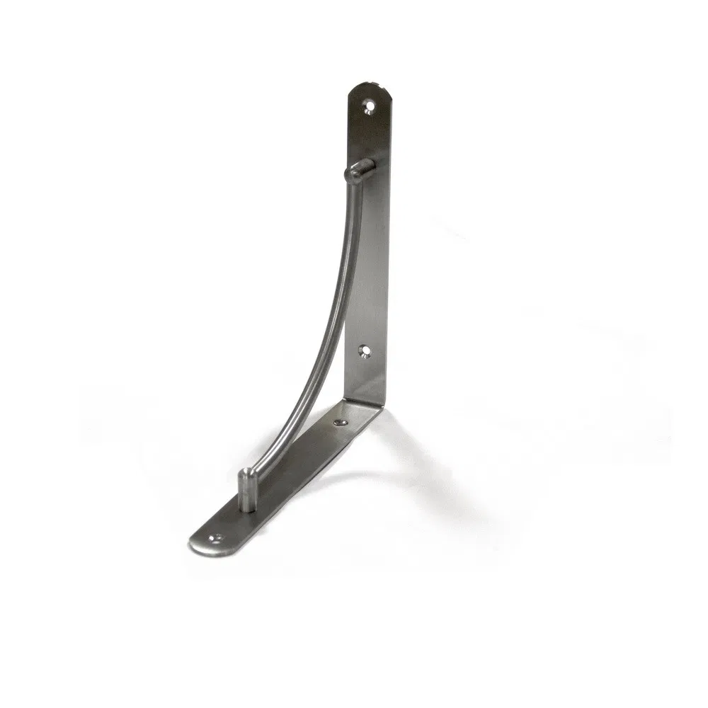 Decorative White Metal Shelf Bracket