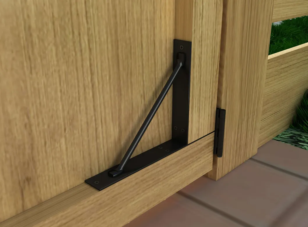 Gate Bracket Kit Outdoor Gate Bracket &amp; Door Hinges