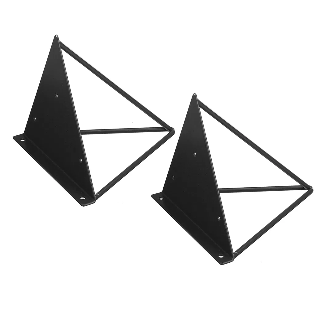 Metal Heavy Support Plank Wall Mounted Bench Table Folding Shelf Bracket