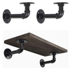 Wall Mounted Shelf Bracket Hanging Wall Metal Copper Pipe Bracket