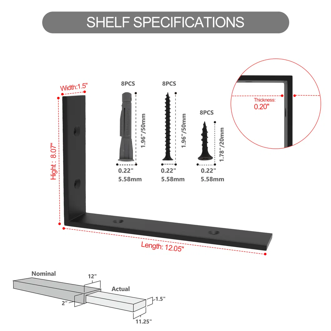 Price 90 Degree L Shape Angle Wood Wall Shelves Brackets Kitchen