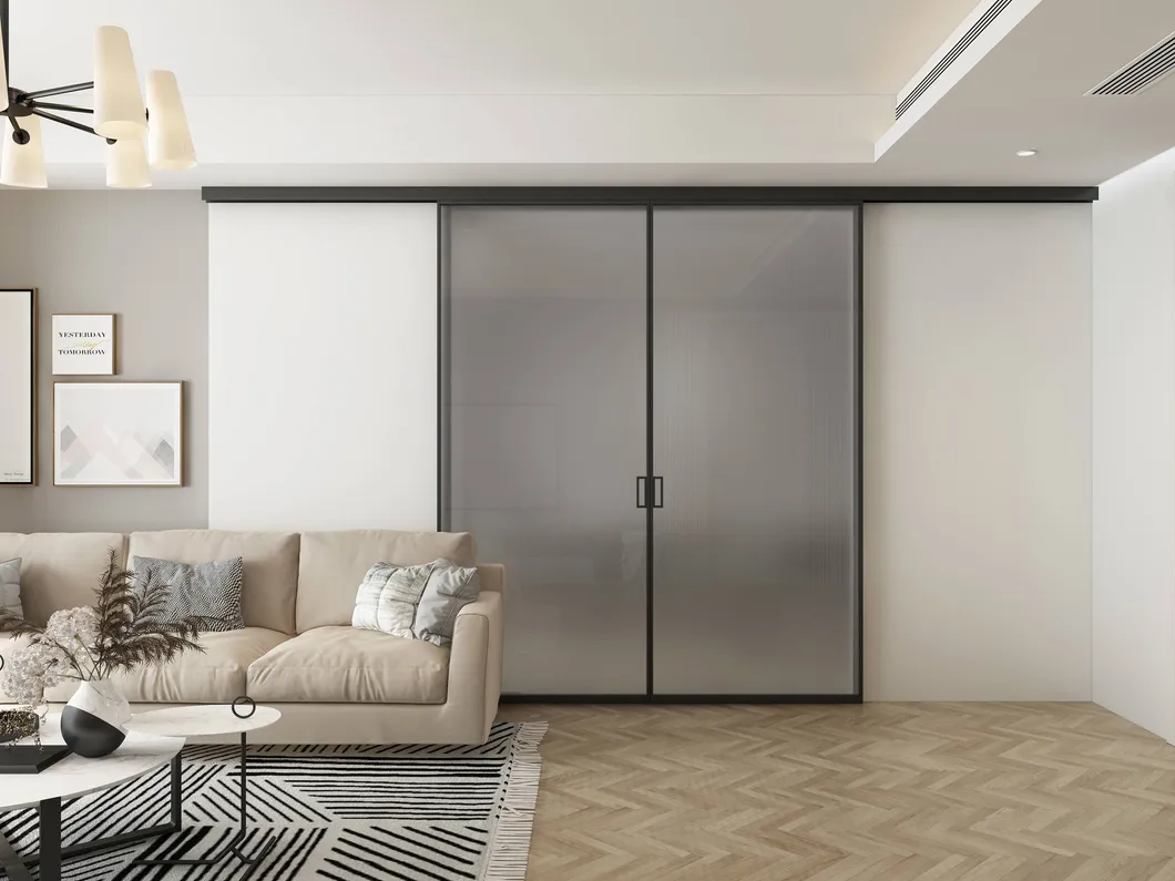 Aluminum Sliding Barn Door with Hardware Kit