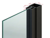 Custom Steel Frame Glass Swing Door with Hardware