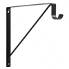 Closet Shelf Bracket & Rod Brackets Black Closet Pole Shelves Brackets
