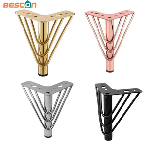 Modern Furniture Sofa Legs 12/15/18cm Sofa Feet Metal Furniture Hardware Legs