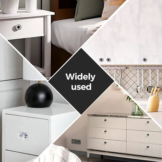 High Quality Crystal Drawers Knobs Furniture Handles and Knobs for Kitchen Cabinet