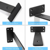 Metal Industrial Floating Shelf Bracket Hardware Supports Hidden Invisible L Shelves Brackets