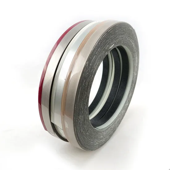 Plastic Cabinet Edging PVC Edge Banding Tape Rubber Wood Grain Edge Strips