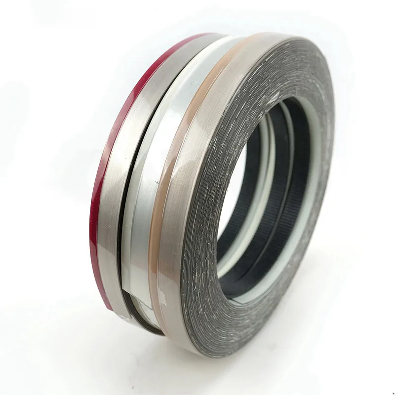 Plastic Cabinet Edging PVC Edge Banding Tape Rubber Wood Grain Edge Strips