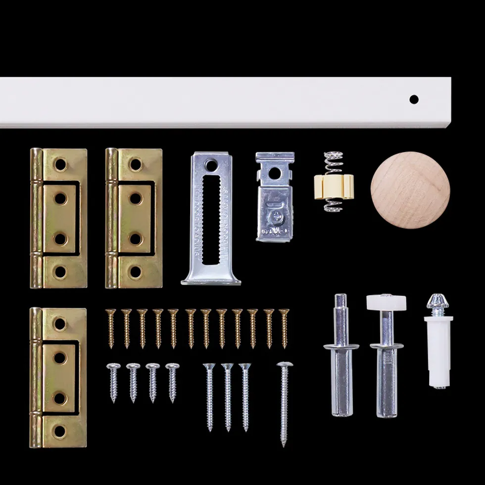 Bi-Fold Sliding Barn Door Hardware Kits Panel Closet, Wardrobe, Cupboard Fittings