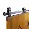 6.6FT Sliding Bifold Barn Door Hardware Kits Bifolding Door Hardware Set